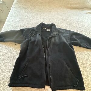 Men's Black Fleece Jacket